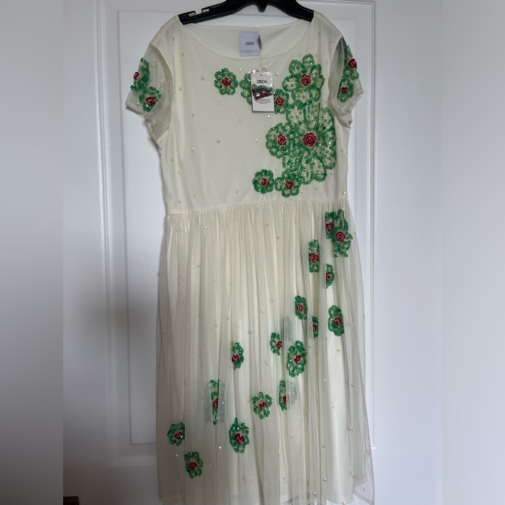 Maternity Sequin  Dress Size 6